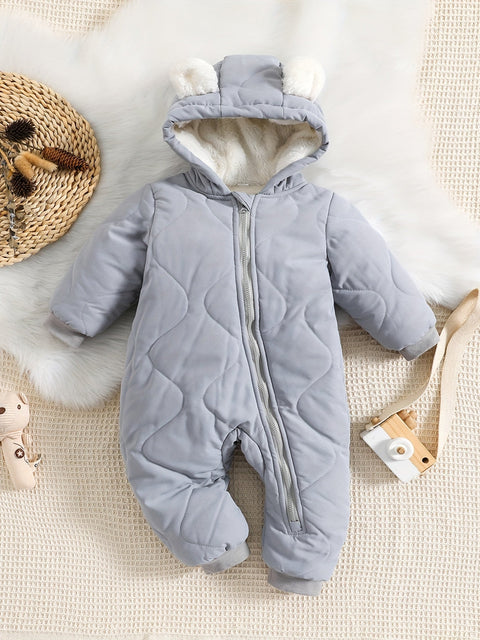 Luca Kapuzenoverall für Babys - Warm und Niedlich für Außenabenteuer