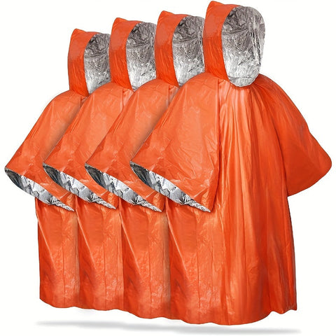 StormGuard Notfall-Ponchos - Wasserdichte und Thermische Schutz