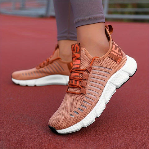 Atmungsaktive Strick-Plattform-Sneaker für Damen – Bequem und Trendy