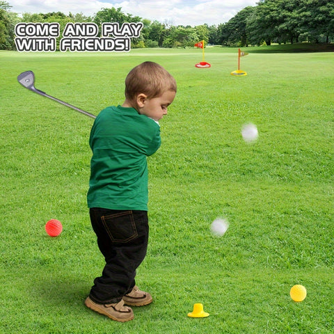 Golfset für Kinder - Verstellbare Schläger und Ziele für endlosen Spielspaß