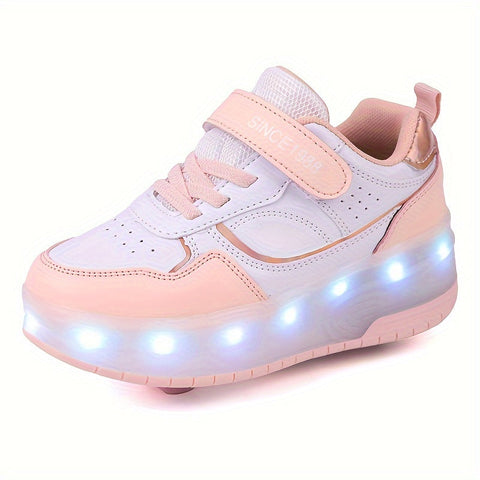GlowRiders Roller Sneakers - Für Kinder mit Lichtspektakel