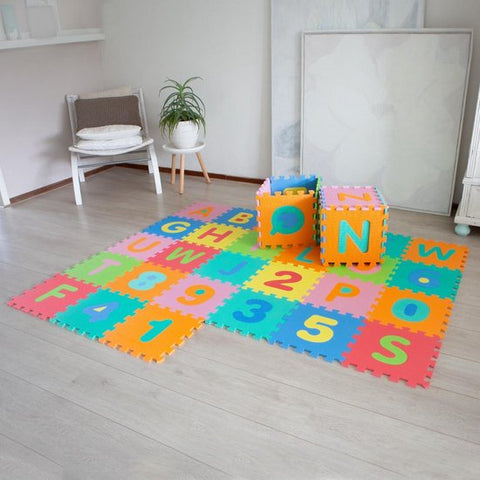 KidPuzzle - XL Zahlen & Alphabet Puzzlematte
