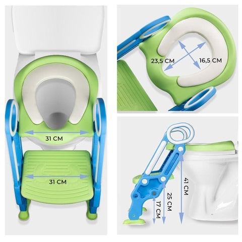 PottyPro - Töpfchen-Trainer für Kleinkinder mit Aufstiegshilfe