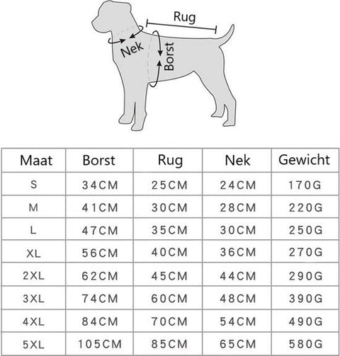 PupJoy - Reflektierende Hunde-Regenjacke + Kapuze - Sicherer Nachtspaziergang