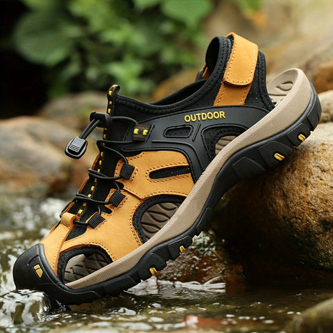Herren Premium Leder Fischer Sandalen – Komfortabel & Langlebig