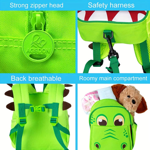 Dino Sicherheitsgeschirr Rucksack – Leicht, Langlebig & Verstellbar