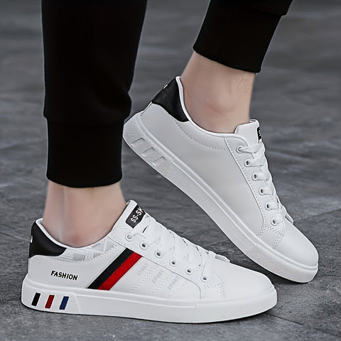 Schnürsenkel Sneakers für Männer – Gestreiftes Design und Ausgezeichnete Griffigkeit für Sportliche Aktivitäten