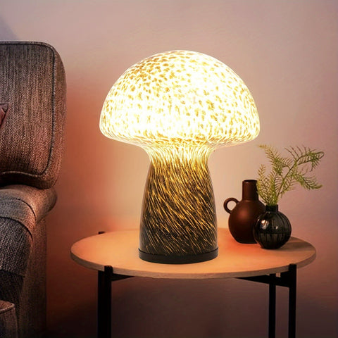 Verspielte Pilzlampe - Raffinierte Atmosphäre mit einem Retro-Twist