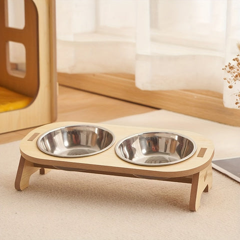 Erhöhte Katzenfutterschüssel Set – Nachhaltiges und Bequemes Essen für Ihre Katze