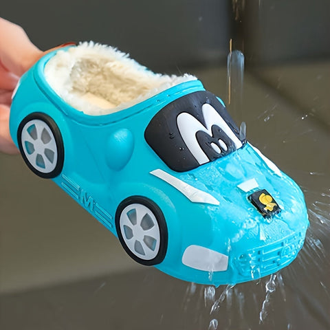 Fröhliche Auto Hausschuhe für Kinder - Spielerisch und Bequem für Zu Hause