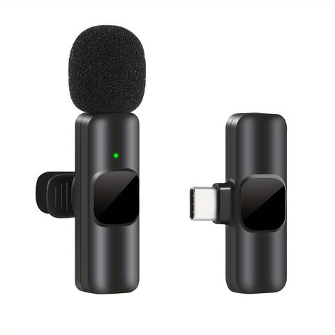 Professionelles Drahtloses Lavaliermikrofon - Perfekt für Videoaufnahmen und Live-Streaming