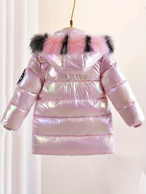 Ivy Glänzende Winterjacke für Kinder - Trendy und Warm für Kalte Tage