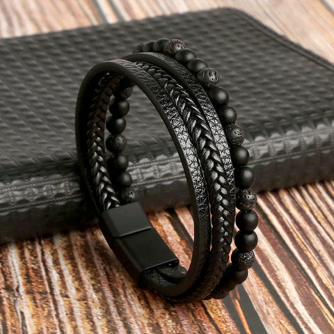 Ravi Lederarmband - Für einen Robusten und Stilvollen Look