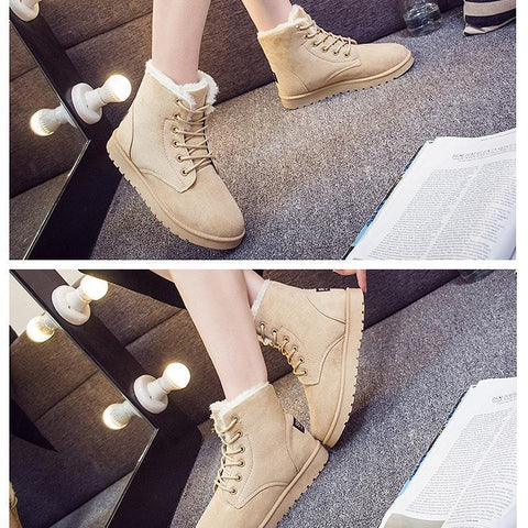 NordicWarm Winterstiefel für Damen – Wasserdicht, Gefüttert und Rutschfest