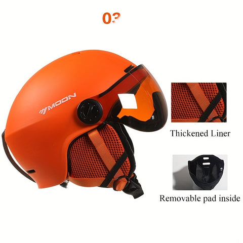 Hochwertiger Skihelm mit Abnehmbaren Teilen – Sicher und Komfortabel für Außenaktivitäten