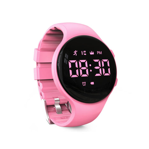 LED Digitaler Schrittzähler Uhr mit Vibrationsalarm – Fitness Tracker für Kinder