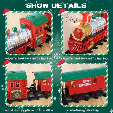 Merry Express Festliche Eisenbahnset - Magisches Spielzeug für Abenteurer