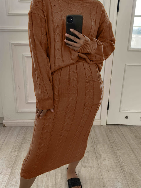 Luna Plus-Size Sweater Set - Bequem und Stilvoll für den Herbst & Winter
