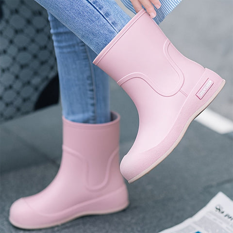 Modische Wasserdichte Gummistiefel für Damen – Perfekt für Gartenarbeit und Abenteuer im Freien