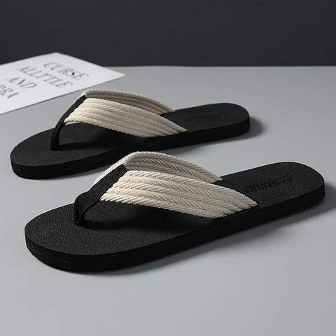 Bequeme Herren Sandalen – Stilvolle Flip Flops mit Rutschfester Sohle für Sommerwanderungen