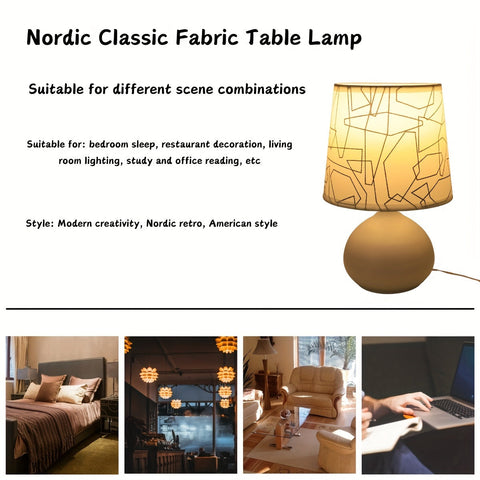 Geometrische Stil Tischlampe - Modern und Gemütlich