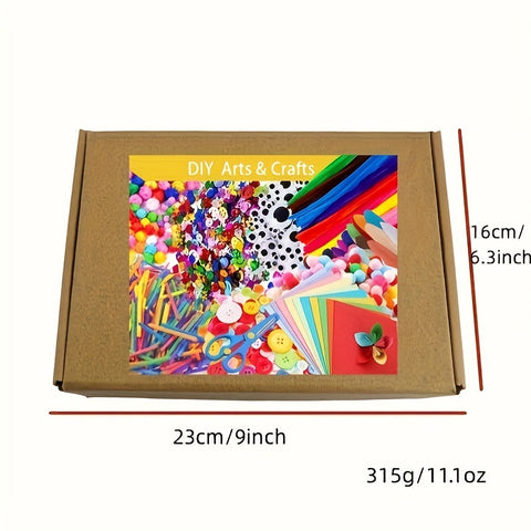 Kreatives DIY Bastelset für Kinder – Pädagogisches Spielzeug mit verschiedenen Materialien