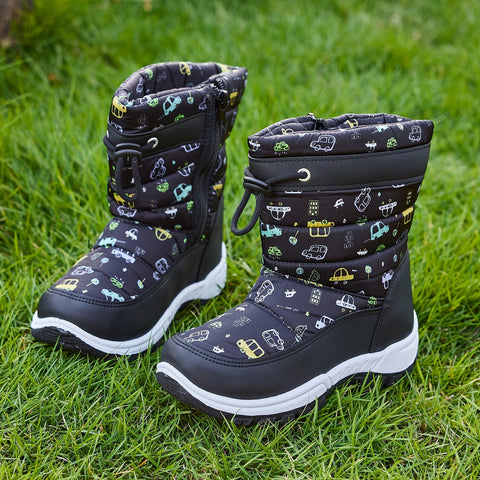 Verspielte Abenteurer Schneestiefel für Kinder - Warm und Sicher für Draußen