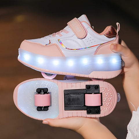 GlowRiders Roller Sneakers - Für Kinder mit Lichtspektakel