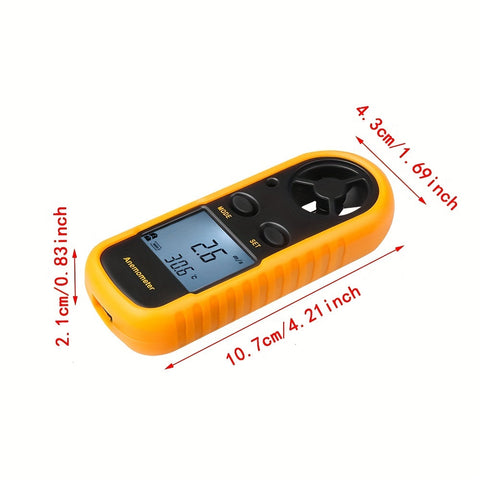 Kompakter Digitaler Windschnellmesser – Handheld und Präzise für Outdoor-Messungen