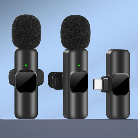 Professionelles Drahtloses Lavaliermikrofon - Perfekt für Videoaufnahmen und Live-Streaming