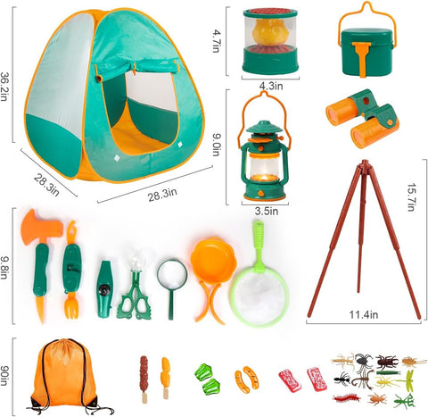 AbenteuerCamp - Komplettes Campingpaket für kreative Spielstunden