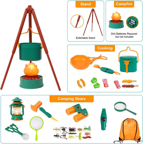 AbenteuerCamp - Komplettes Campingpaket für kreative Spielstunden