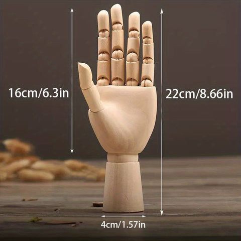Nordisches Kreativ Holzhandmodell – Beweglich und Stimmungsvolles Deko-Objekt