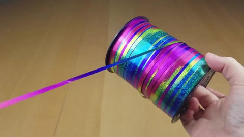 Holografisches Curlingband-Set – Perfekt für Partydekorationen und Geschenkverpackungen