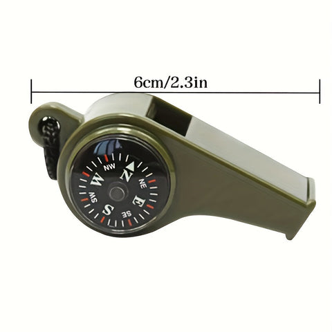 Nothorn mit Kompass und Thermometer – Nachhaltiges und Schwimmendes Design für Survival- und Outdoor-Abenteuer