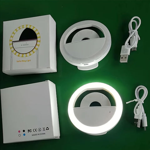 LED Selfie-Ringleuchte - Perfekt für Make-up und Fotografie