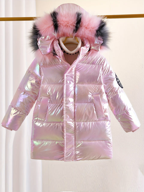 Ivy Glänzende Winterjacke für Kinder - Trendy und Warm für Kalte Tage