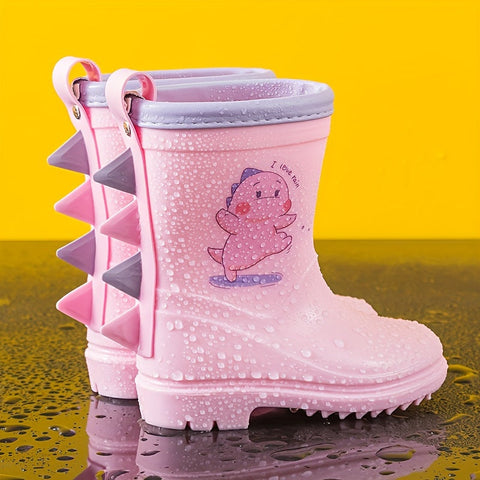 Dino Splash Kinderstiefel - Verspielter Schutz für Regnerische Tage