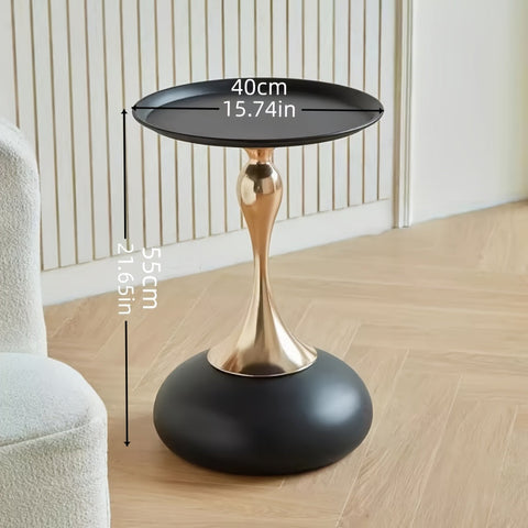Ningqin Gold-Weißer Beistelltisch – Kompaktes und Elegantes Design