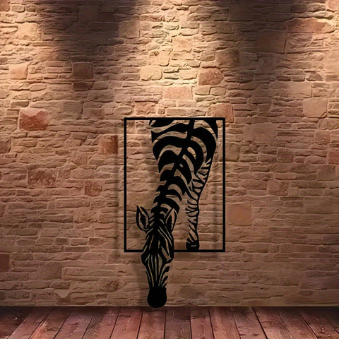 Zebra Silhouette Wanddekoration - Stilvolle Eleganz für Deinen Raum