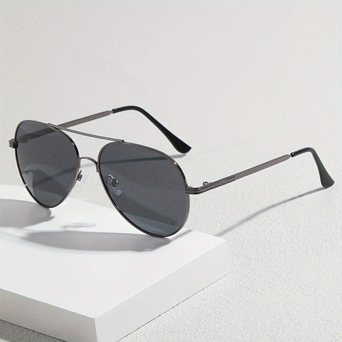 Pilotensonnenbrille für Herren – Zeitloses Design mit Metall und Kunststoff für den täglichen Gebrauch