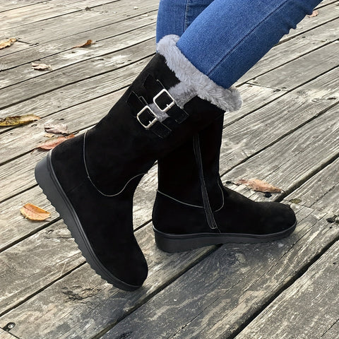 Fuzzy Boots für Damen - Warm und Stilvoll für Kalte Tage