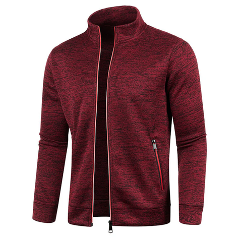 Herren Leichtgewicht Sportjacke – Atmungsaktiv mit Stehkragen