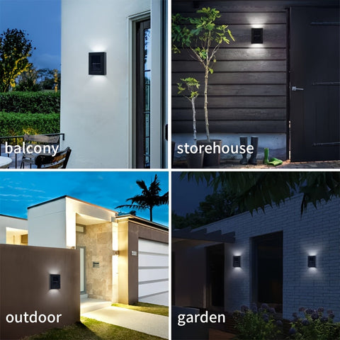 Orlite Schwarze LED Wandbeleuchtung – Nachhaltiges und Stimmungsvolles Außenlicht