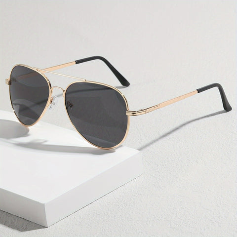 Pilotensonnenbrille für Herren – Zeitloses Design mit Metall und Kunststoff für den täglichen Gebrauch