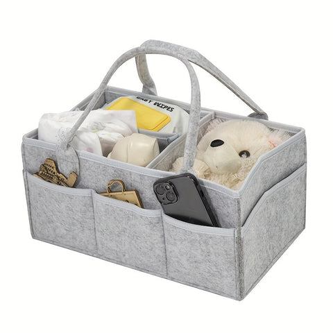 MamaOrganize Wickeltasche Aufbewahrungskorb - Praktisch und Stilvoll für Eltern