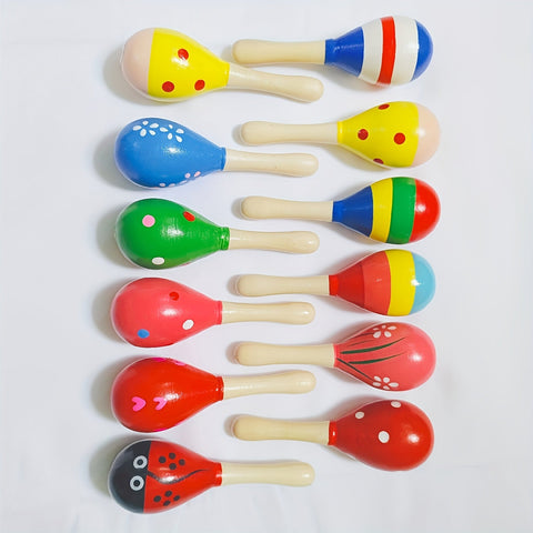 MelodyWood Holzmaraca - Spielerisches Musikinstrument für Kinder