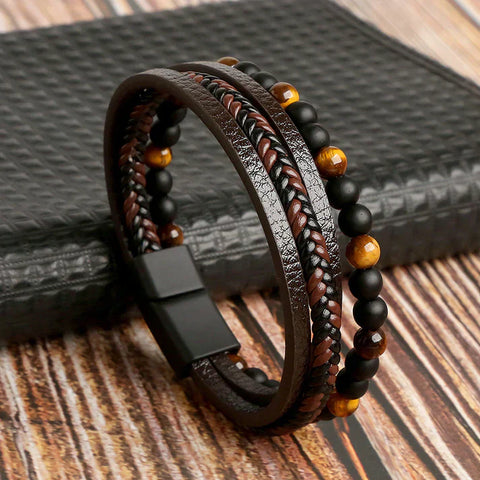 Ravi Lederarmband - Für einen Robusten und Stilvollen Look