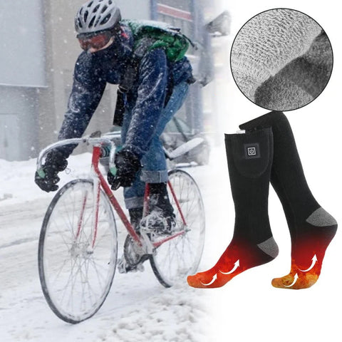 HeatWave Heizsocken – Wiederaufladbar, Warm und Bequem