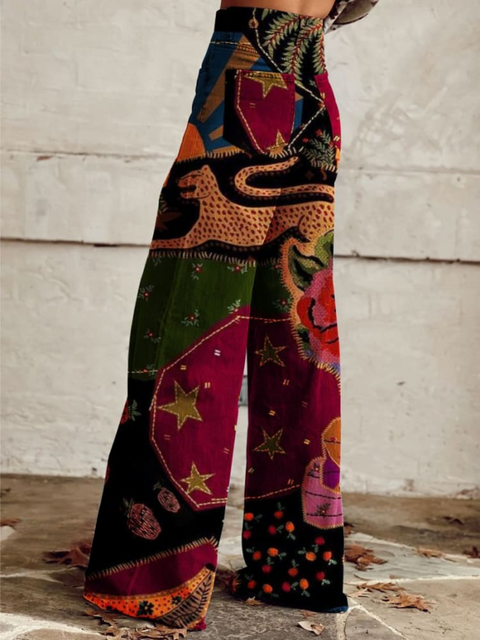 Luna Bohemian Denim-Hose – Für einen bunten und kreativen Flair
